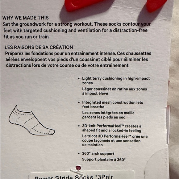 lululemon athletica Power Stride Socks - 3 Pair Pack - Picture 6 of 7